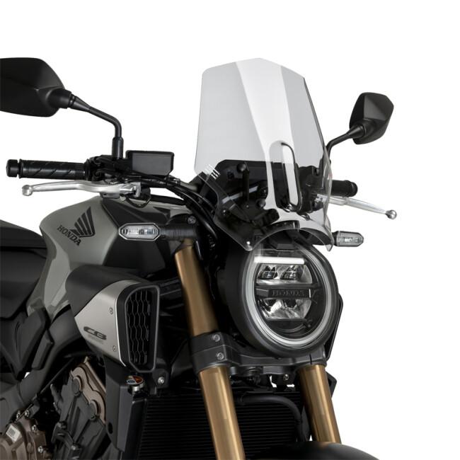Puig プーチ ニュージェネレーションNKスクリーンSPORT (WINDSHIELD NEW GENERATION SPORT) カラー：クリア CB650R NEO SPORTS CAFE HONDA ホンダ スクリーンの画像