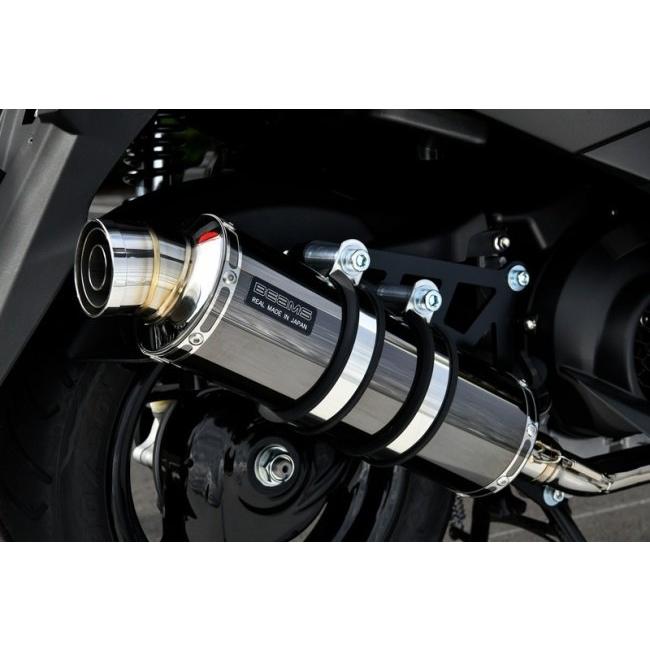 BEAMS ビームス R-EVO フルエキゾーストマフラー 政府認証 タイプ：SMB(重量：3.45kg【純正3.9kg】) アクシスZ YAMAHA ヤマハ マフラーの画像
