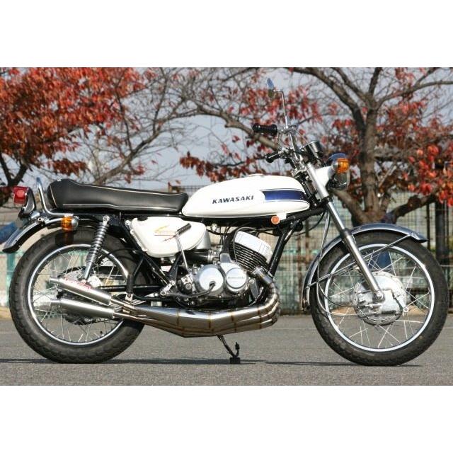 K2TEC ケイツーテック チャンバー TYPE-2 タイプ：鏡面ステンレス 500SS KAWASAKI カワサキ マフラーの画像