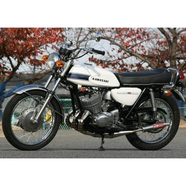 K2TEC ケイツーテック チャンバー TYPE-2 タイプ：鏡面ステンレス 500SS KAWASAKI カワサキ マフラーの画像