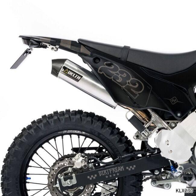 DELTA（デルタ） バレル4サイレンサー KLX230【レース用】 KLX230