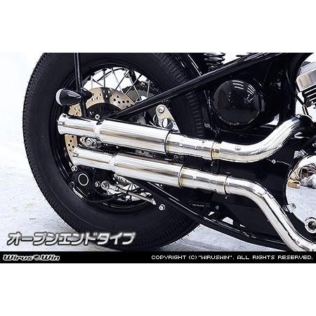 スリップオンマフラー WirusWin thunder250 スラッシュTYPE WirusWin（ウイルズウィン） スリップオンマフラー タイプ：オープン