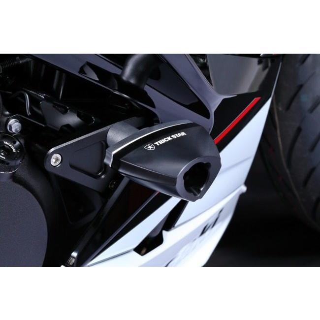 TRICKSTAR トリックスター フレームスライダー タイプ：TYPE-D / セット：フレームスライダーセット Ninja250 Ninja400 KAWASAKI カワサキ フレーム
