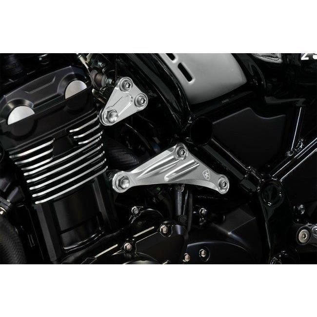 TRICKSTAR トリックスター エンジンハンガーセット カラー：シルバー Z900RS CAFE SE KAWASAKI カワサキ エンジンマウントブラケット エンジンパーツ エンジン