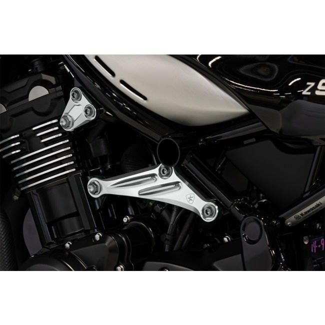 TRICKSTAR トリックスター エンジンハンガーセット カラー：シルバー Z900RS CAFE SE KAWASAKI カワサキ エンジンマウントブラケット エンジンパーツ エンジン