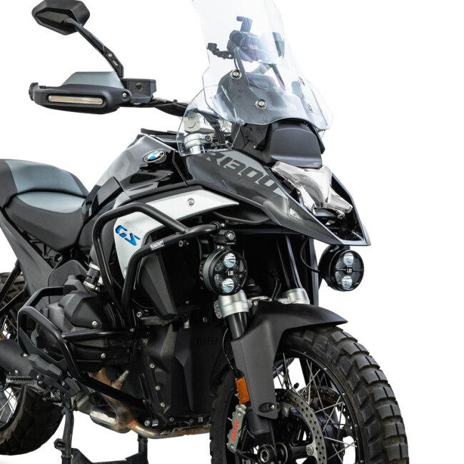 LOBOO ロブー ヘッドライトプロテクター カラー：ライトグレー R1300GS BMW ヘッドライトガード 外装の画像