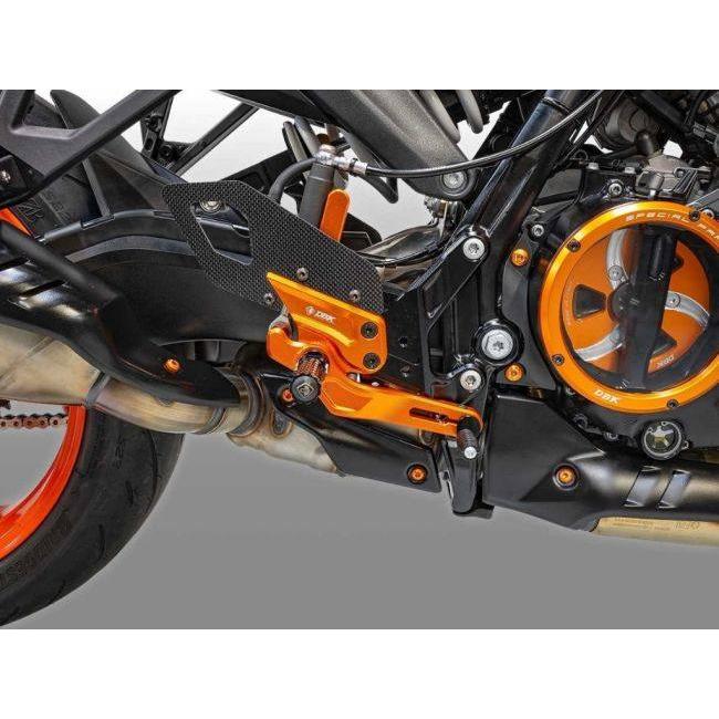 DUCABIKE (DBK) ドゥカバイク (ディービーケー) アジャスタブルステップキット 990 DUKE R KTM バックステップ ステップ 足回り_3
