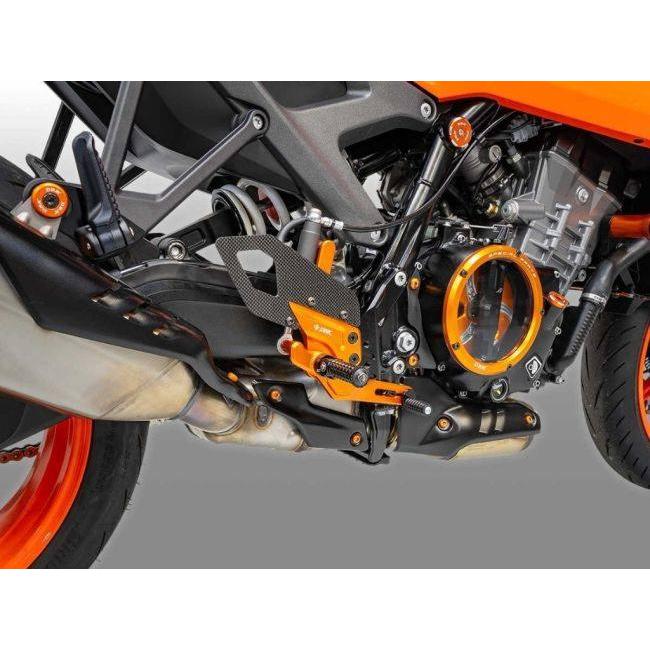 DUCABIKE (DBK) ドゥカバイク (ディービーケー) アジャスタブルステップキット 990 DUKE R KTM バックステップ ステップ 足回り_4