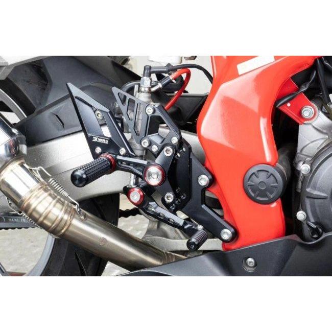 WR3 ダブルアールスリー RSシリーズ バックステップキット ワッシャーカラー：グリーン CBR250RR HONDA ホンダ バックステップ ステップ 足回り_6