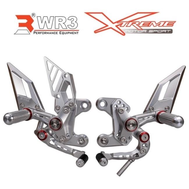 WR3 ダブルアールスリー RSシリーズ バックステップキット ワッシャーカラー：グリーン Ninja250 FI Z250 KAWASAKI カワサキ バックステップ ステップ 足回り_2