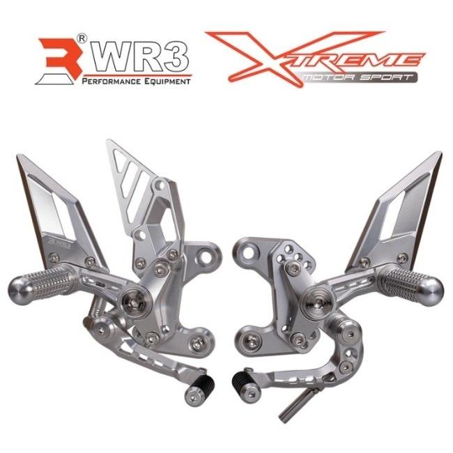 WR3 ダブルアールスリー RSシリーズ バックステップキット ワッシャーカラー：オレンジ Ninja250 FI Z250 KAWASAKI カワサキ バックステップ ステップ 足回り_1