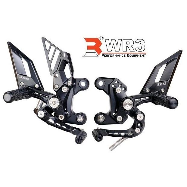 WR3 ダブルアールスリー RSシリーズ バックステップキット ワッシャーカラー：オレンジ Ninja150R Ninja150RR Ninja150SS KAWASAKI カワサキ バックステップ_5