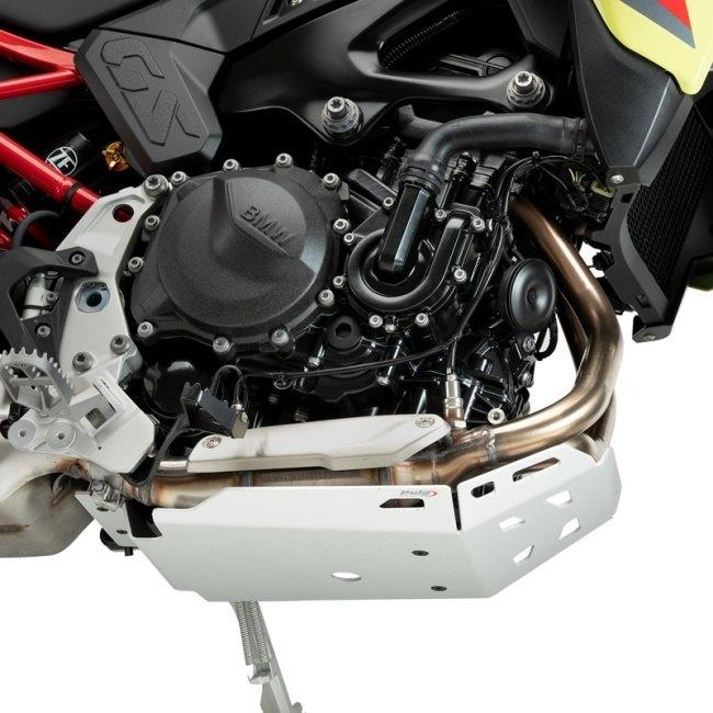Puig プーチ アンダーガード (OIL-CARTER GUARD) カラー：シルバー F750GS F850GS ADVENTURE F900GS BMW アンダーガード・スキッドプレート フレーム_1