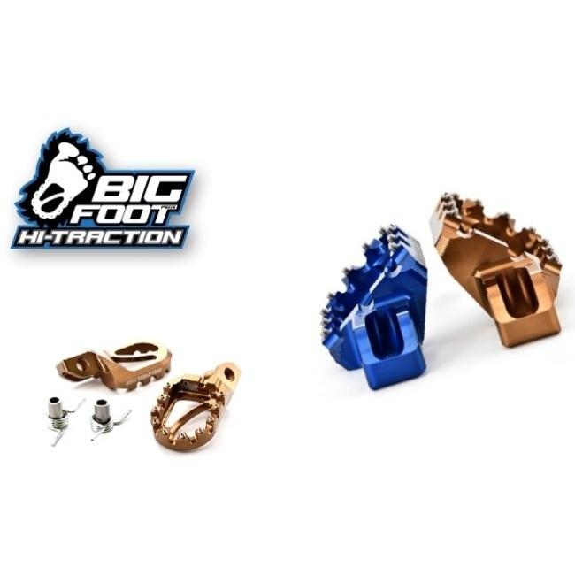 Wise Moto Sports ワイズモトスポーツ 【Costa】ビッグフットステップ ハイトラクション カラー：オレンジ トライアルマシン全モデル フットペグ ステップ_1
