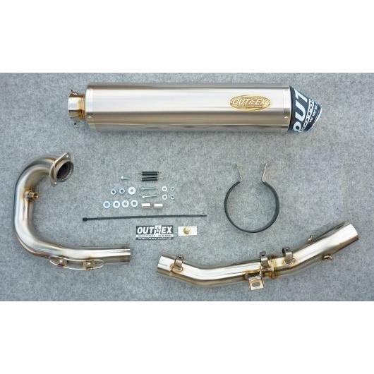 バイク OUTEX アウテックス マフラー チタングラデーション