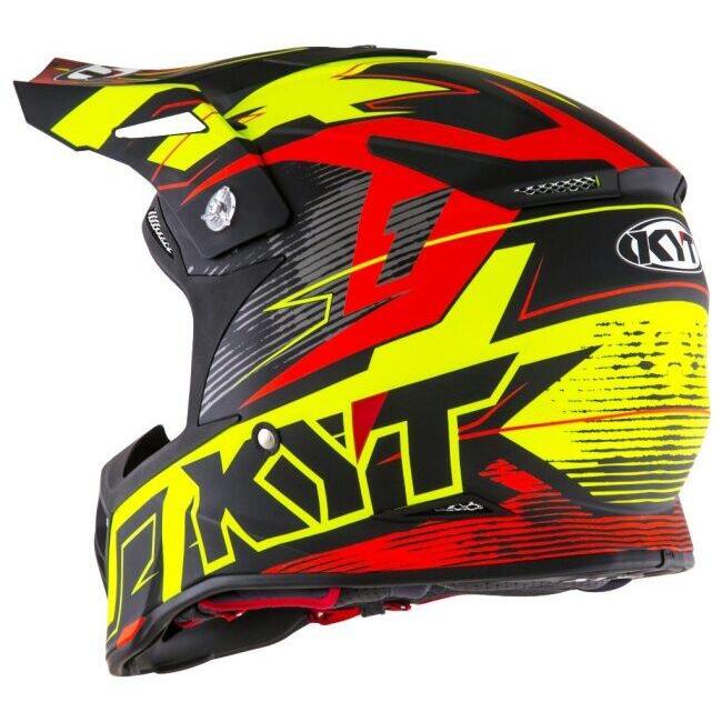 KYT ケイワイティ SKYHAWK [スカイホーク] DIGGER MATT YLW／ORANGE［ディガー マットイエロー／オレンジ］ヘルメット サイズ：XL(61-62cm) ヘルメット | ブランド登録なし | 04