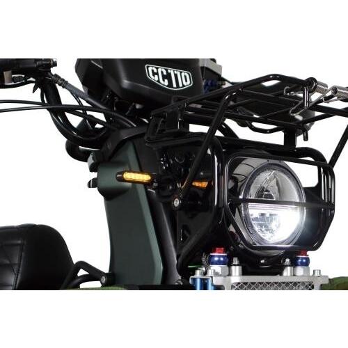 SP武川 SPタケガワ オーバルミニLEDウインカー(スモーク) クロスカブ110 Lite クロスカブ50 HONDA ホンダ ウインカー 灯火類 電装系_1
