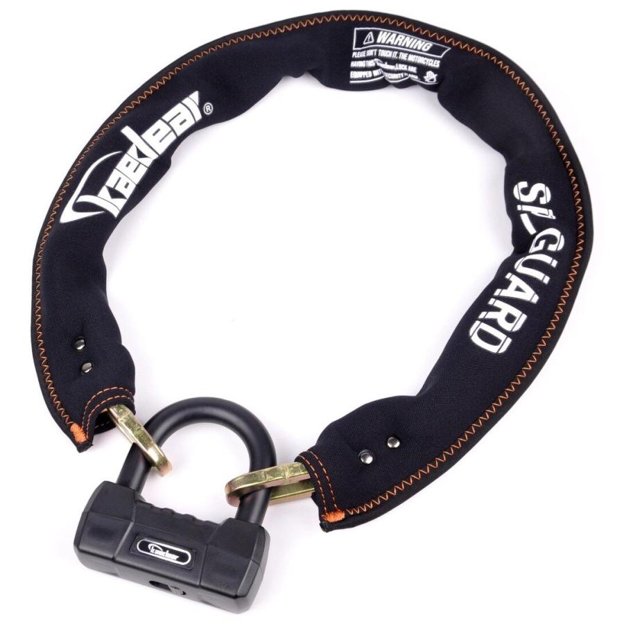 Kaedear カエディア KDR-LK2S SP-GUARD タイプ パッドチェーン チェーン長さ：1000mm チェーンロック 保管・盗難防止用品 | Kaedear