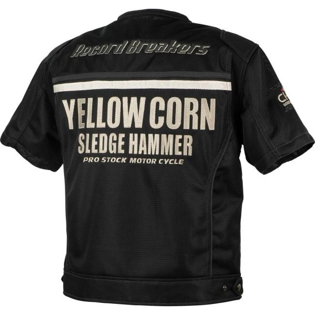 ☆ イエローコーン プロテクティブメッシュTシャツ YMT-007 Lサイズ ☆ プロテクティブメッシュTシャツ アイボリー Lサイズ YMT-007