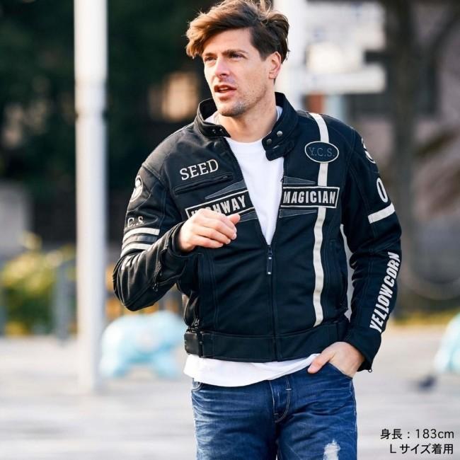 YELLOW CORN　イエローコーン　メッシュジャケット　メンズSサイズ YeLLOW CORN 処分特価 YELLOW SEED SJ-4107 メンズメッシュ