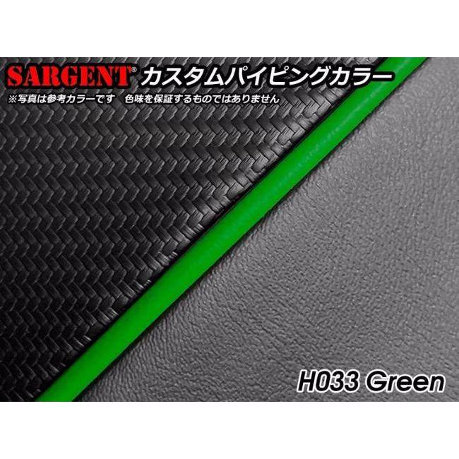 SARGENT サージェント ワールドスポーツパフォーマンスシート【Duratex】フロント パイピングカラー：H033グリーン GSX-S1000GT GSX-S1000GX SUZUKI スズキ_3