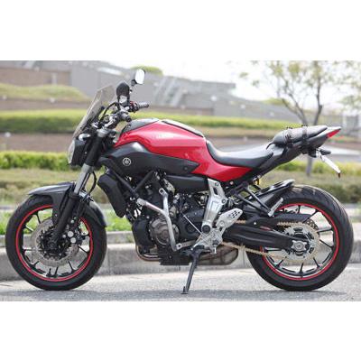 GOLDMEDAL ゴールドメダル スラッシュガード カラー：シルバー MT-07 YAMAHA ヤマハ エンジンガード フレーム