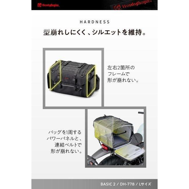 HenlyBegins（ヘンリービギンズ） DH-778シートバッグBASIC2 L シート