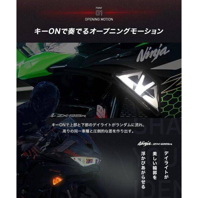 Kaedear（カエディア） Cyber LED カスタムウィンカー Ninja ZX-25R