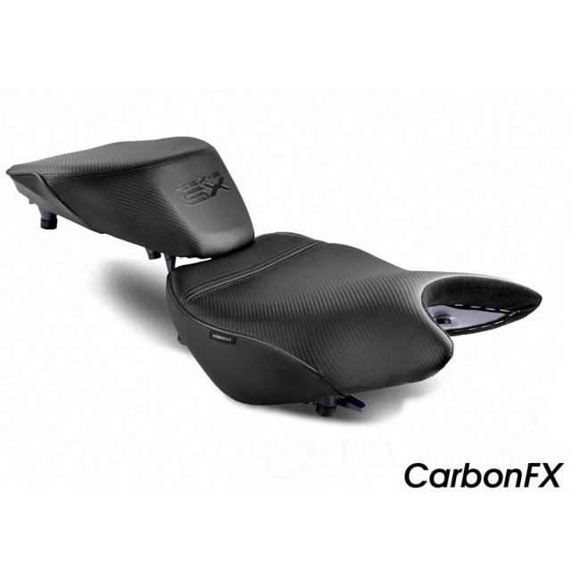 SARGENT サージェント ワールドスポーツ パフォーマンスシート【CarbonFX】リア パイピングカラー：19ブラック GSX-S1000GT GSX-S1000GX SUZUKI スズキ シート_1