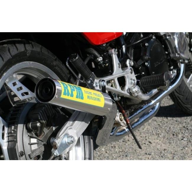 RPM アールピーエム 4in2in1フルエキゾーストマフラー サイレンサーカバー：ステンレス CBX550F HONDA ホンダ フルエキゾーストマフラー マフラー