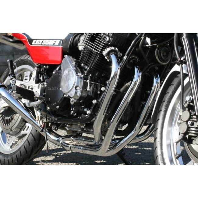 RPM アールピーエム 4in2in1フルエキゾーストマフラー サイレンサーカバー：ステンレス CBX550F HONDA ホンダ フルエキゾーストマフラー マフラー