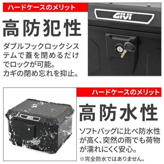 GIVI ジビ モノロックケース リアボックス ハードケース スズキロゴ