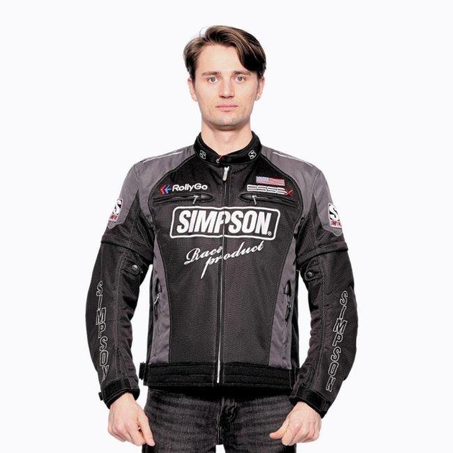 SIMPSON メッシュ・ジャケット ブラック/シンプソン Mサイズ SIMPSON メッシュ・ジャケット ブラック/シンプソン Mサイズ 楽天市場