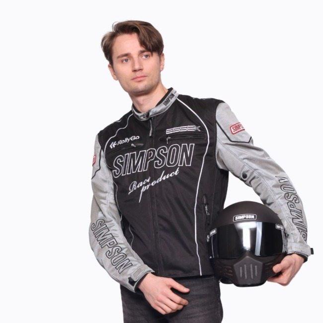 SIMPSON シンプソン　ナイロン　ジャケット 3Ｌ Amazon | シンプソン(SIMPSON) バイクジャケット ウォータープルーフ