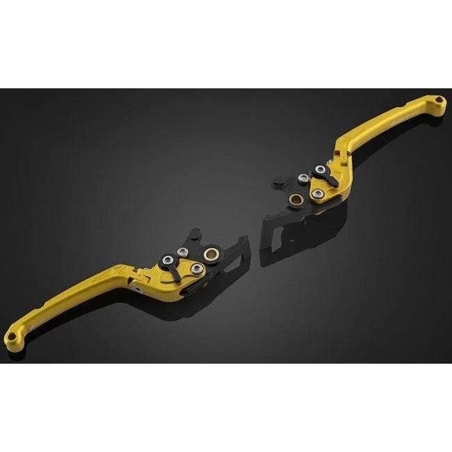 BIKERS バイカーズ Folding Adjustable Front-Rear Brake Lever (Flat：Long) Titanium ブレーキレバー ハンドル周辺パーツ ハンドル