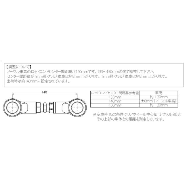 AELLA アエラ 車高調整リンクロッドセットEVO Z900RS CAFE