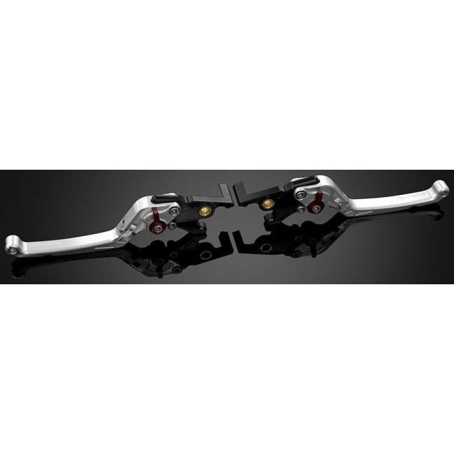 BIKERS バイカーズ Folding Adjustable Front-Rear Brake Lever (Flat：Long) XMAX 300 カラー：Orange ブレーキレバー ハンドル周辺パーツ ハンドル