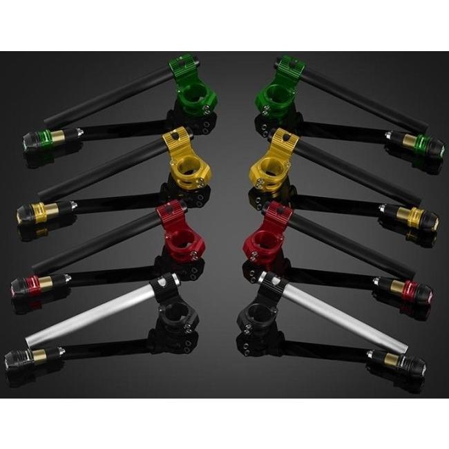BIKERS バイカーズ Adjustable Handlebar Set with caps (located under fork upper) カラー：Titanium セパレートハンドル ハンドル