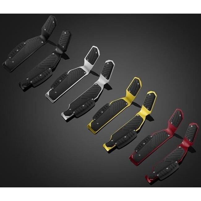 BIKERS - バイカーズ プロテクター付き添い人立ち会い場ゲーム盤 色合い：しろがね色 NEW X-ADV HONDA ホンダ フロアボード・ステップボード 踏み板 足回転運動