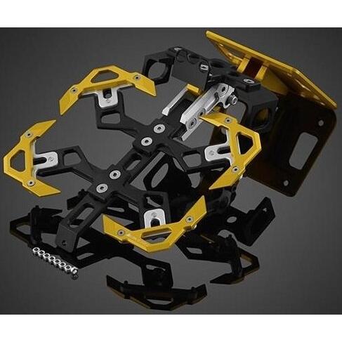 BIKERS バイカーズ フェンダーレスキット カラー：パープル MT-03 YZF-R3 新型YZF-R3 YAMAHA ヤマハ フェンダー関連 外装の画像