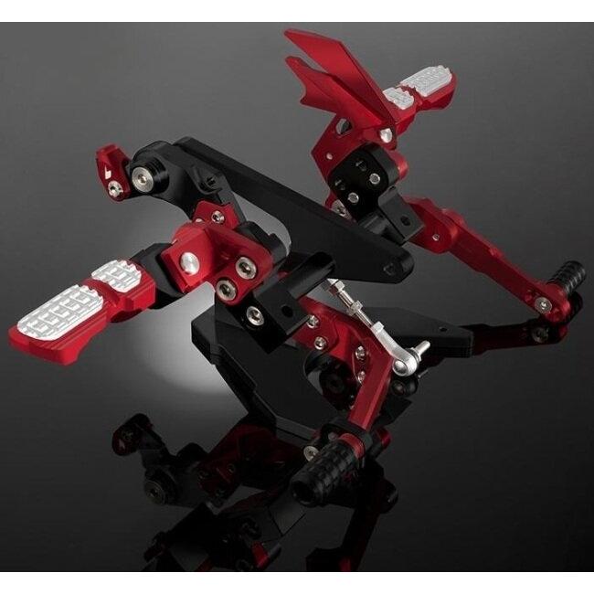 BIKERS バイカーズ バックステップ カラー：シルバー KSR PRO KAWASAKI