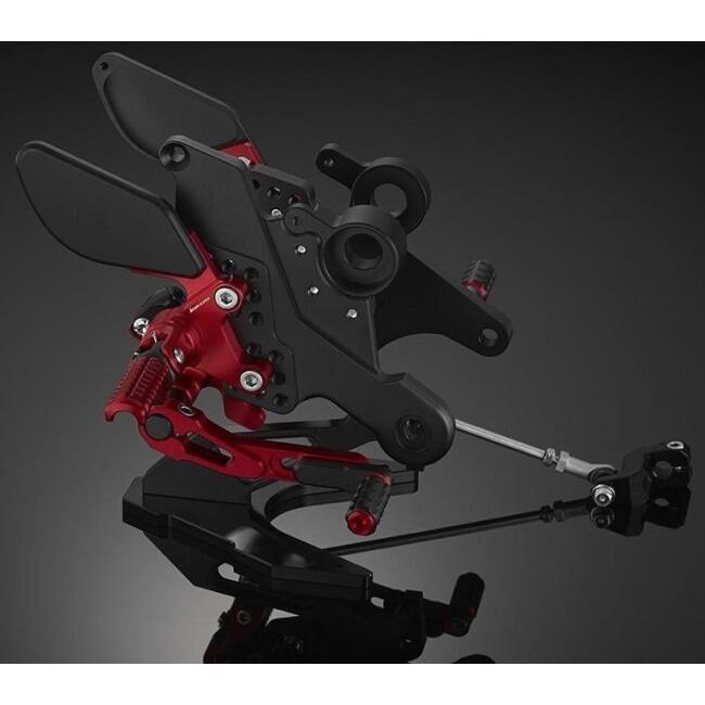 BIKERS バイカーズ バックステップ カラー：レッド NEW NINJA 650 Z650 KAWASAKI カワサキ ステップ 足回り_3