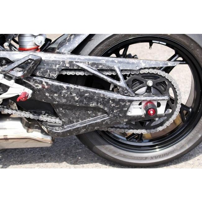 SPEEDRA スピードラ スイングアームカバー  ドライカーボン 仕様：フォージドカーボン艶消し S1000RR BMW スイングアームカバー・プロテクター 外装の画像