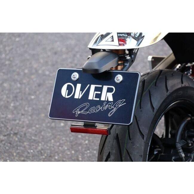 OVER オーヴァー [オプション] ミニバイク用軽二輪ナンバープレートホルダー GROM Monkey125 CT125 DAX125 HONDA ホンダ ナンバープレートホルダー 外装_1