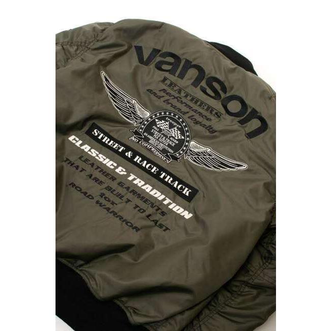 VANSON バンソン MA-1 JACKET サイズ：XL ウインタージャケット