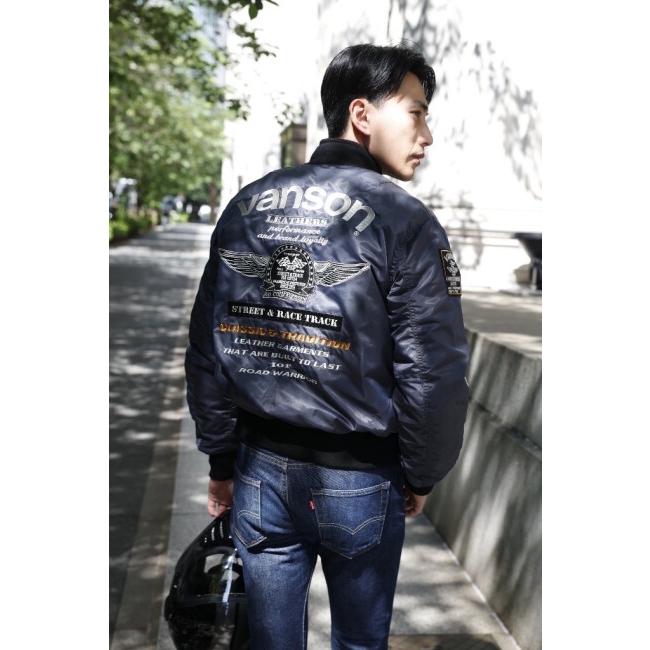VANSON（バンソン） MA-1 JACKET サイズ：M ウインタージャケット