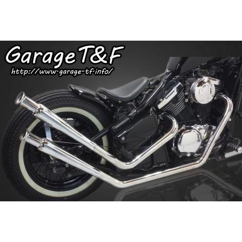 バルカン400 アップトランペットマフラー Garage T＆F ガレージ アップトランペットマフラー バルカン400