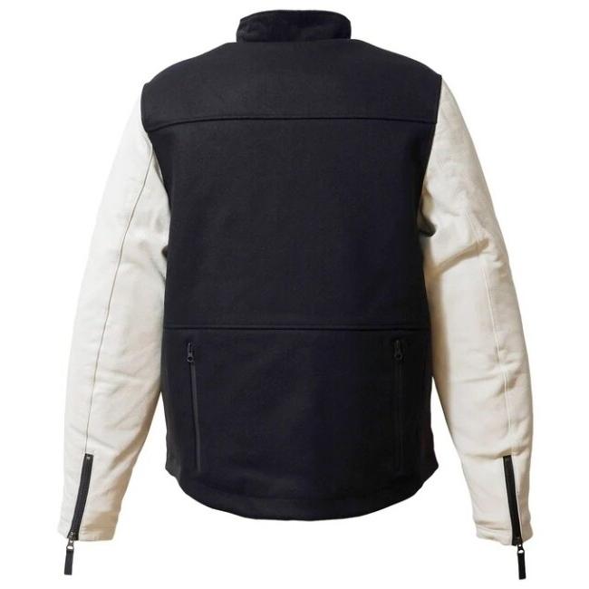 56design（56デザイン） LEATHER SLEEVES MELTON JACKET サイズ：M