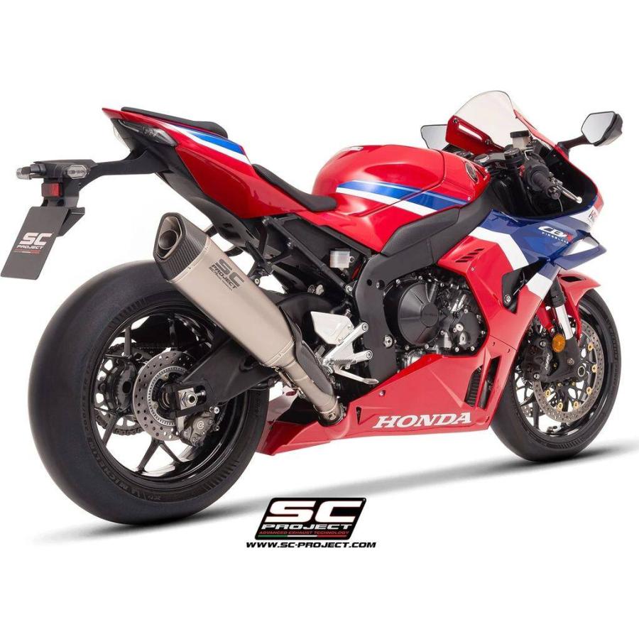 SC-PROJECT SCプロジェクト SC1-R スリップオンサイレンサー(350mm)＆フルチタンリンクパイプ 本体材質：チタン CBR1000RR-R FIREBLADE HONDA ホンダ マフラー | SCーPROJECT