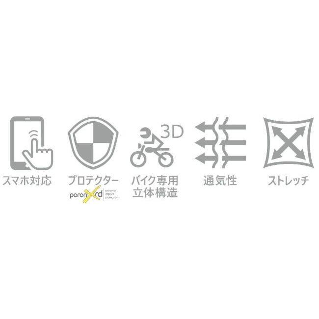 POWERAGE パワーエイジ アーバンスタイルサマーグローブ サイズ：M メッシュグローブ グローブ アパレルの画像